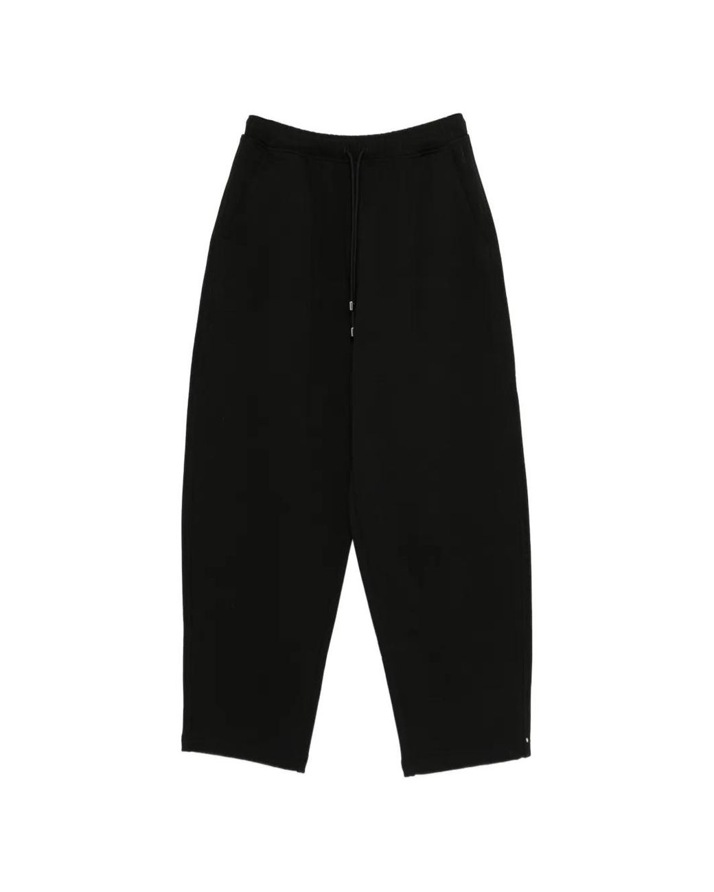 Sportmax Black Pantalon De Jogging À Lien De Resserrage