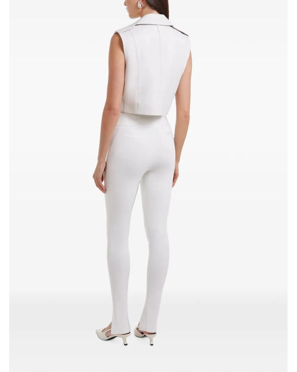 Rudsak White Betty Leather Vest