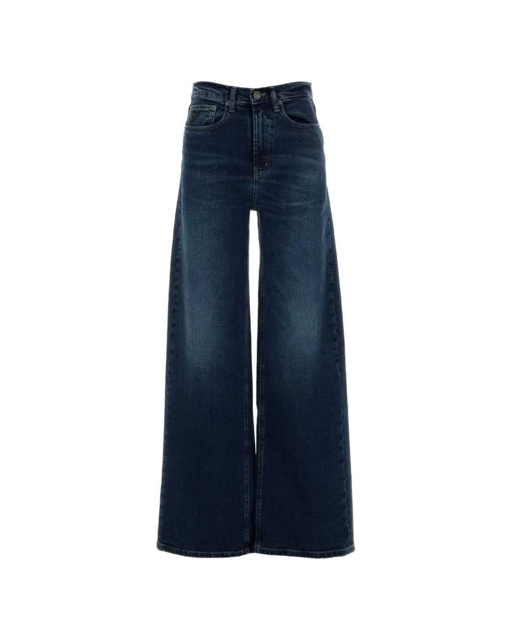 Lois Blue Skater Wide-Leg Jeans