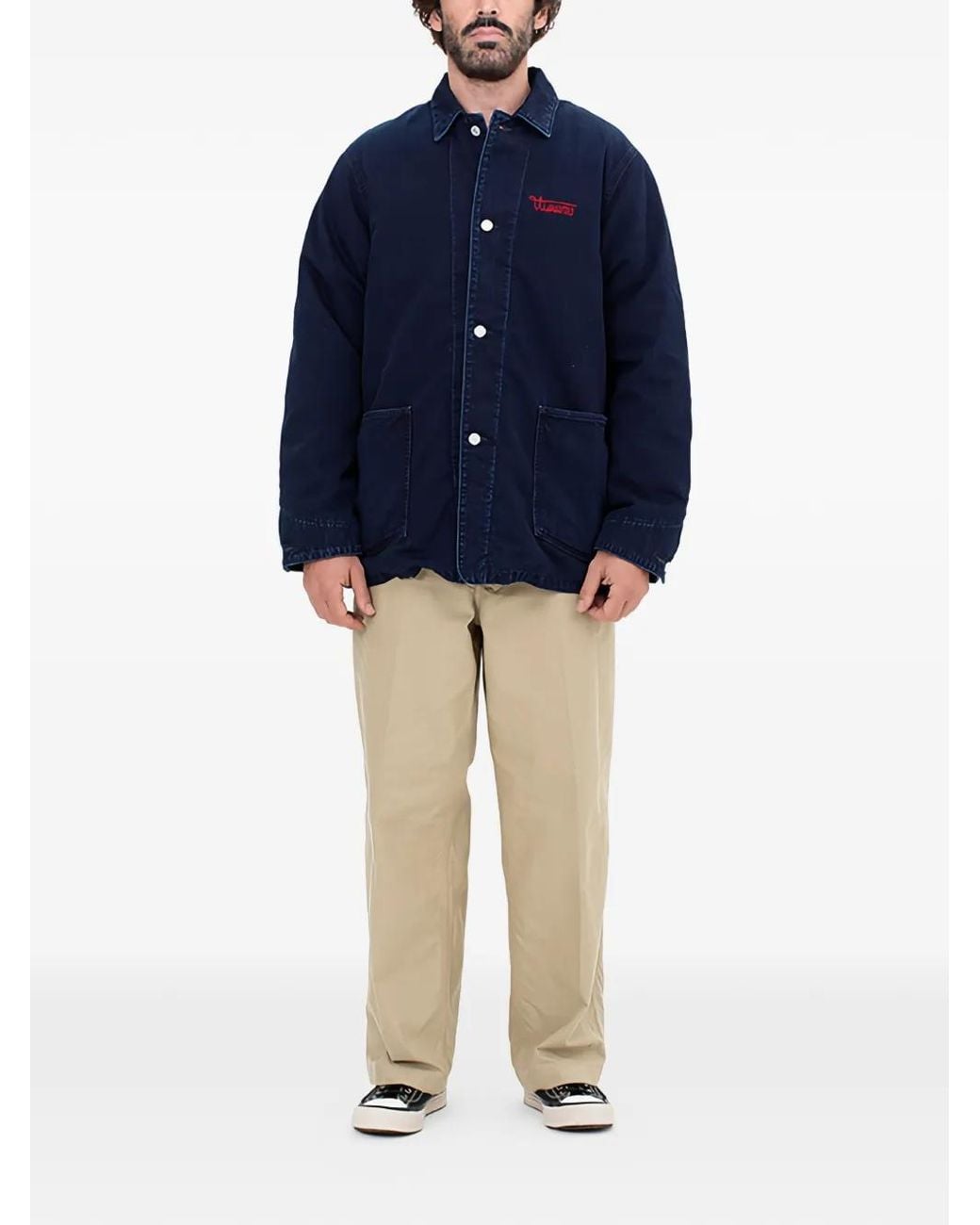 Visvim Blue Logo Jacket for men