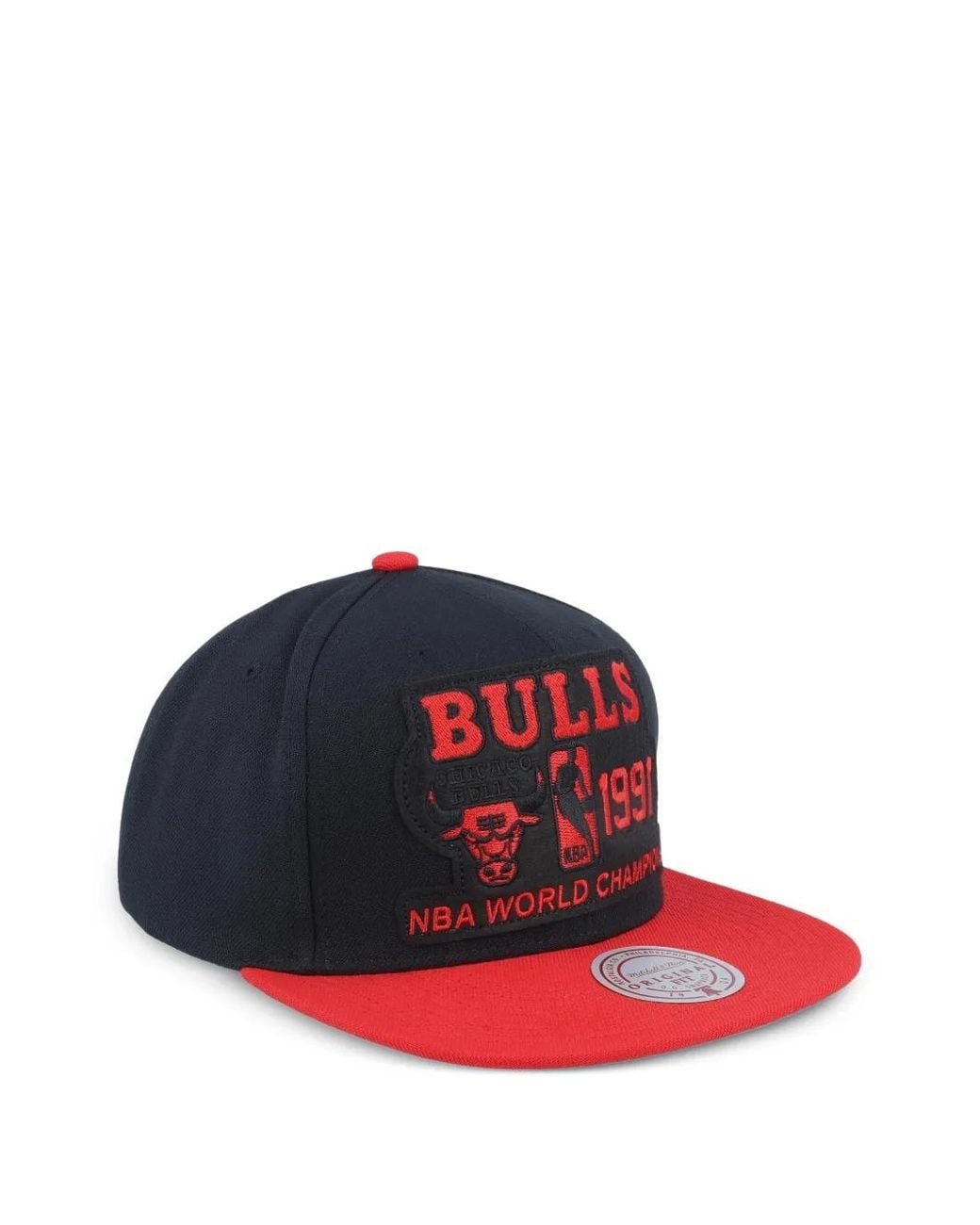 Mitchell & Ness Red Chicago Bulls 1991 Nba Champions Cap for men