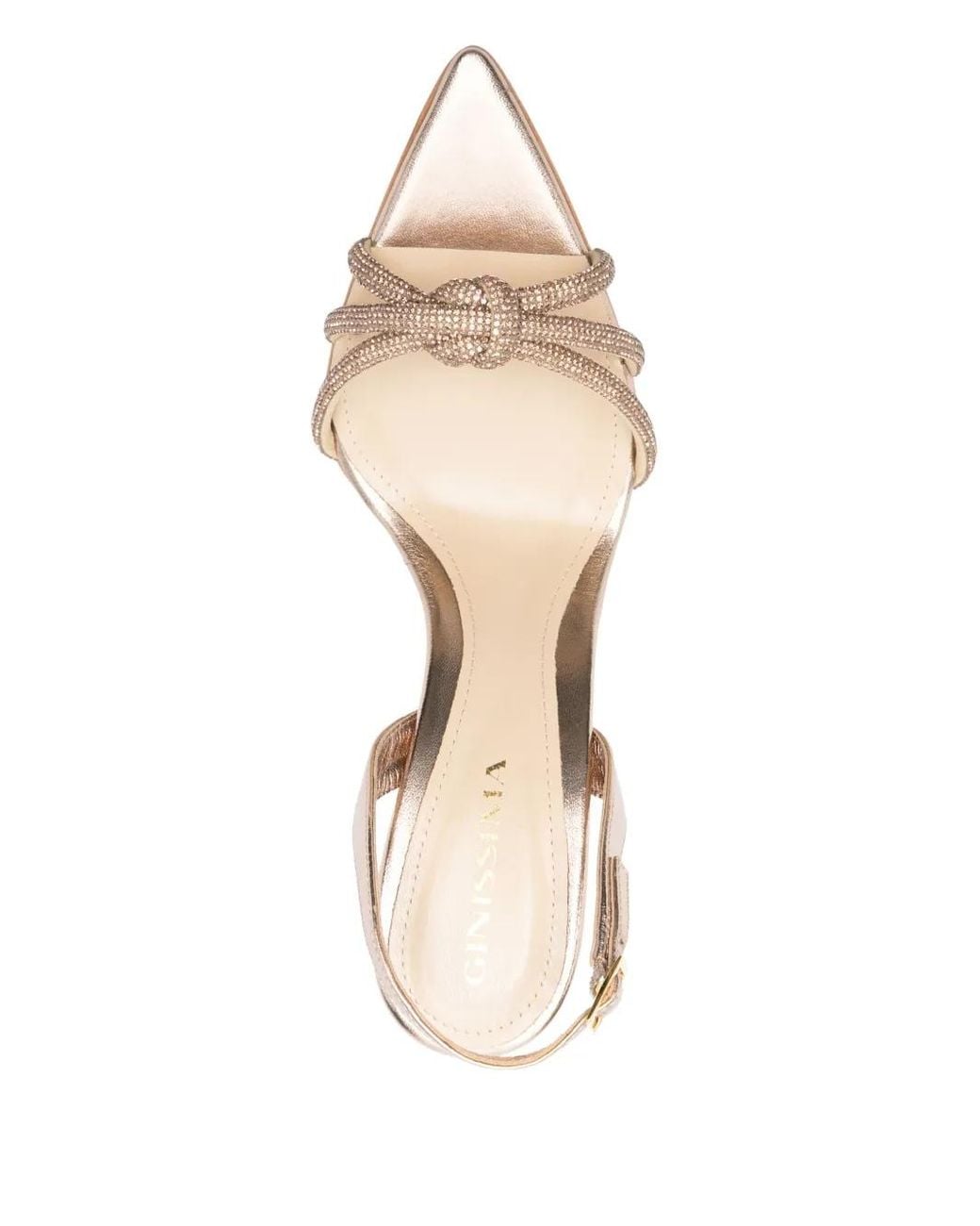 Ginissima Metallic 95Mm Daisy Sandals