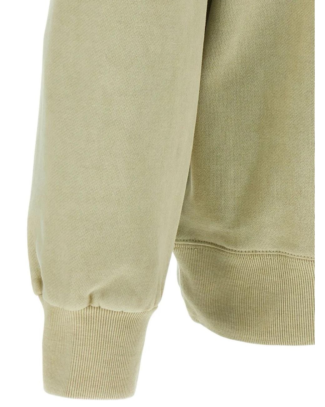 Carhartt Green Hooded Vista Logo-Patch Drawstring Hoodie for men