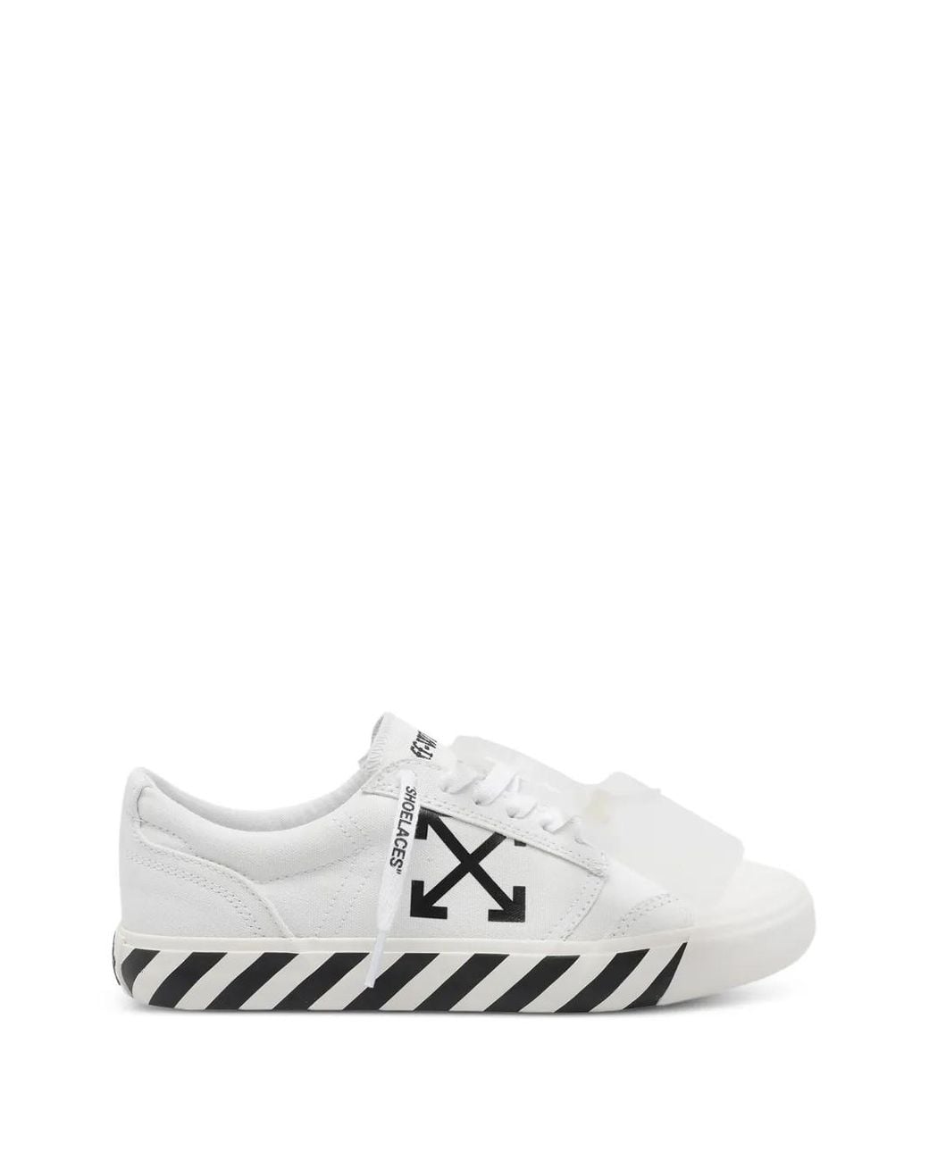 Off-White c/o Virgil Abloh White Vulcanized Undercut Sneaker for men