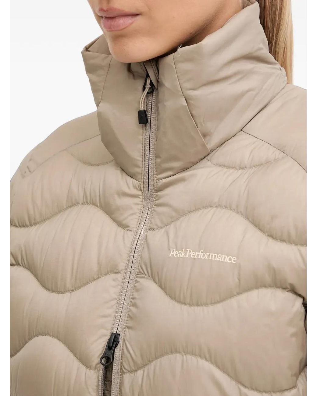 Peak Performance Natural Quilted Hooded Jacket