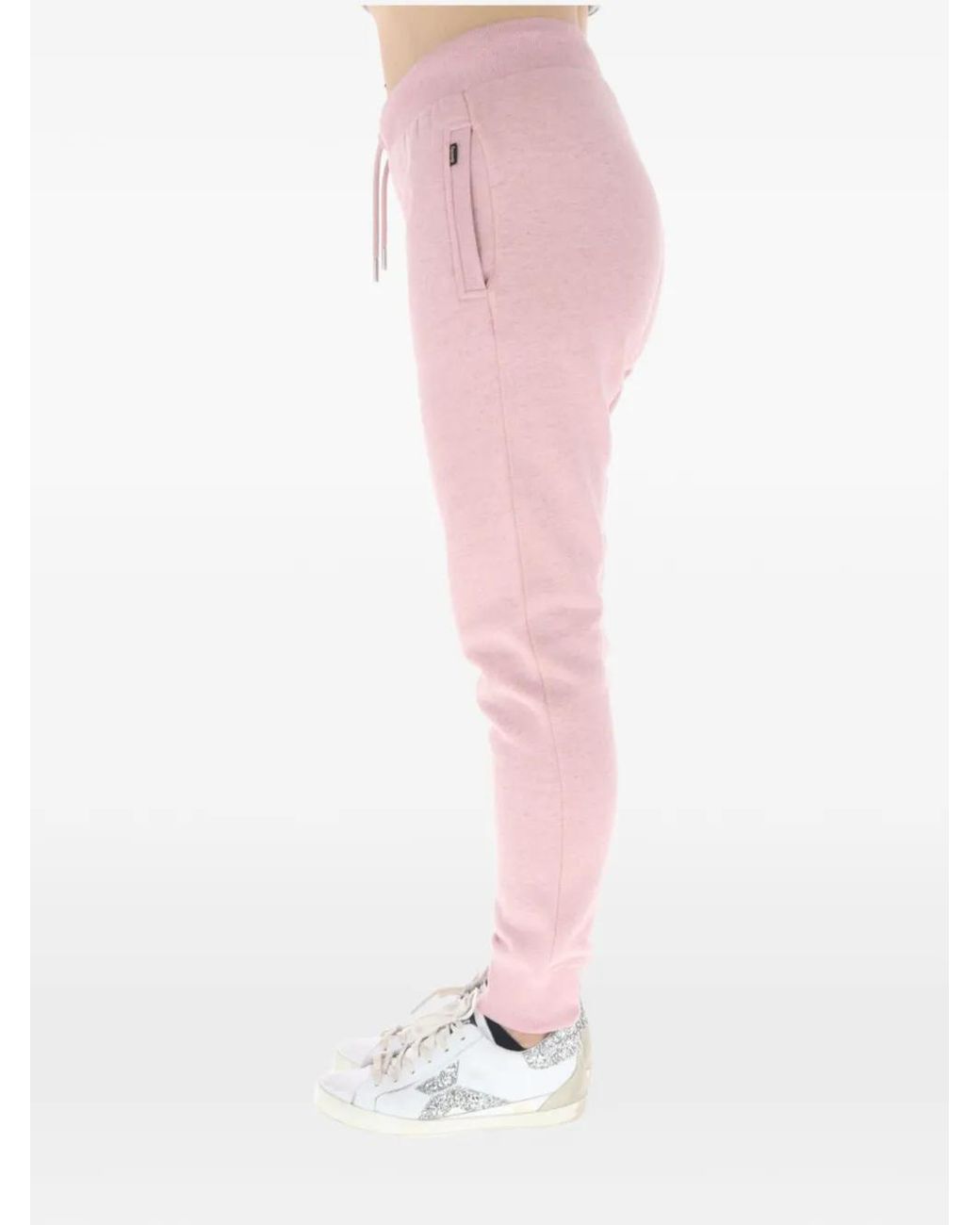 Superdry Pink Drawstring-Waist Track Pants