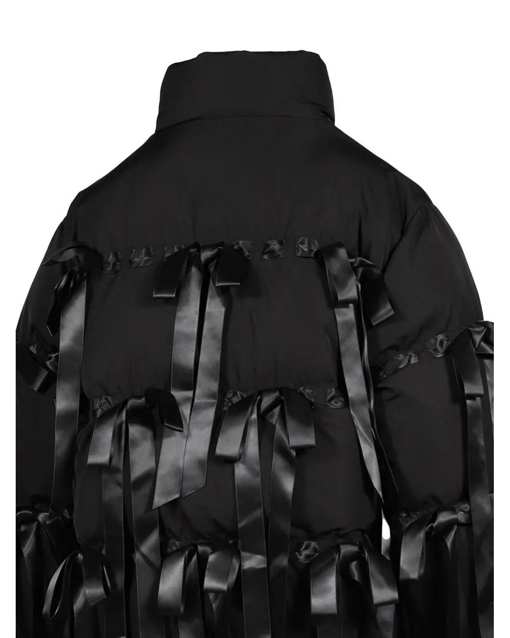Sandy Liang Black Visby Puffer Jacket