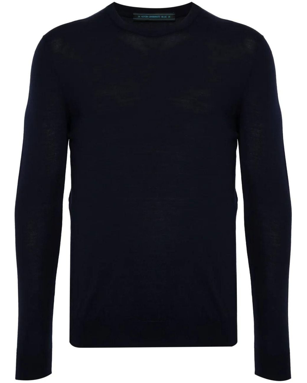 Pull À Encolure Ronde Kiton pour homme en coloris Blue