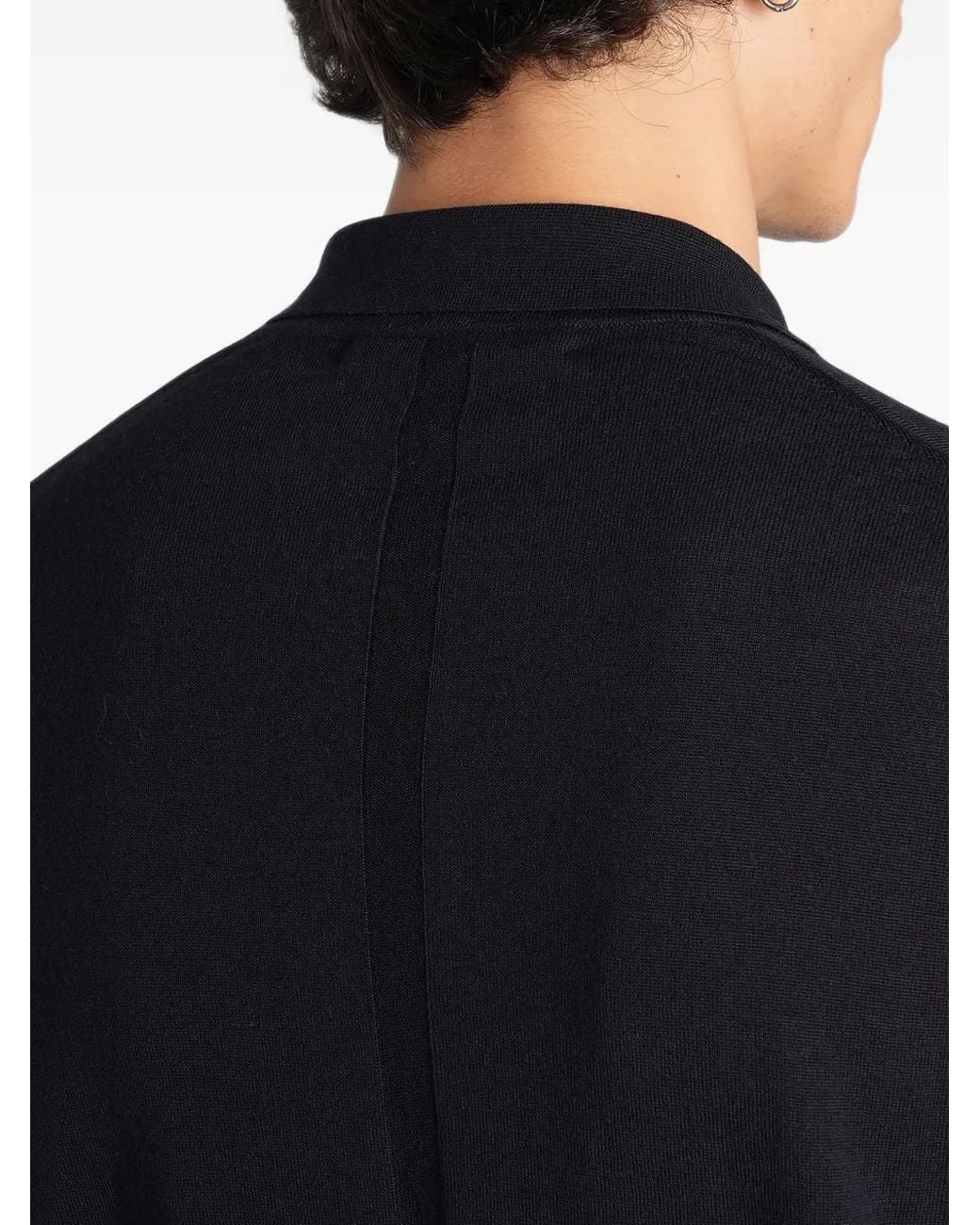Low Brand Blue K153 Long-Sleeve Polo Shirt for men