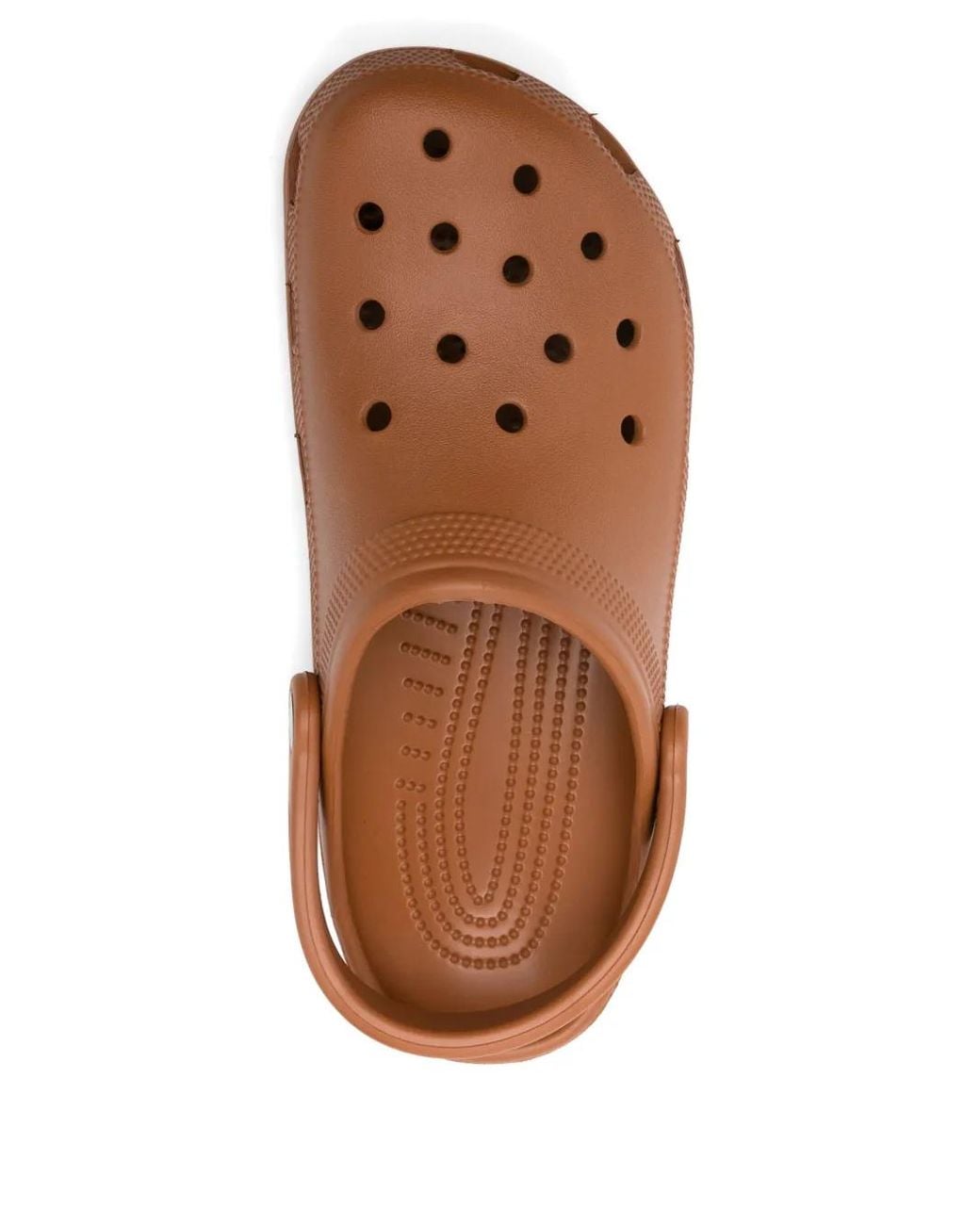 Crocs™ Perforated Backstrap Clogs in Brown | Lyst Canada