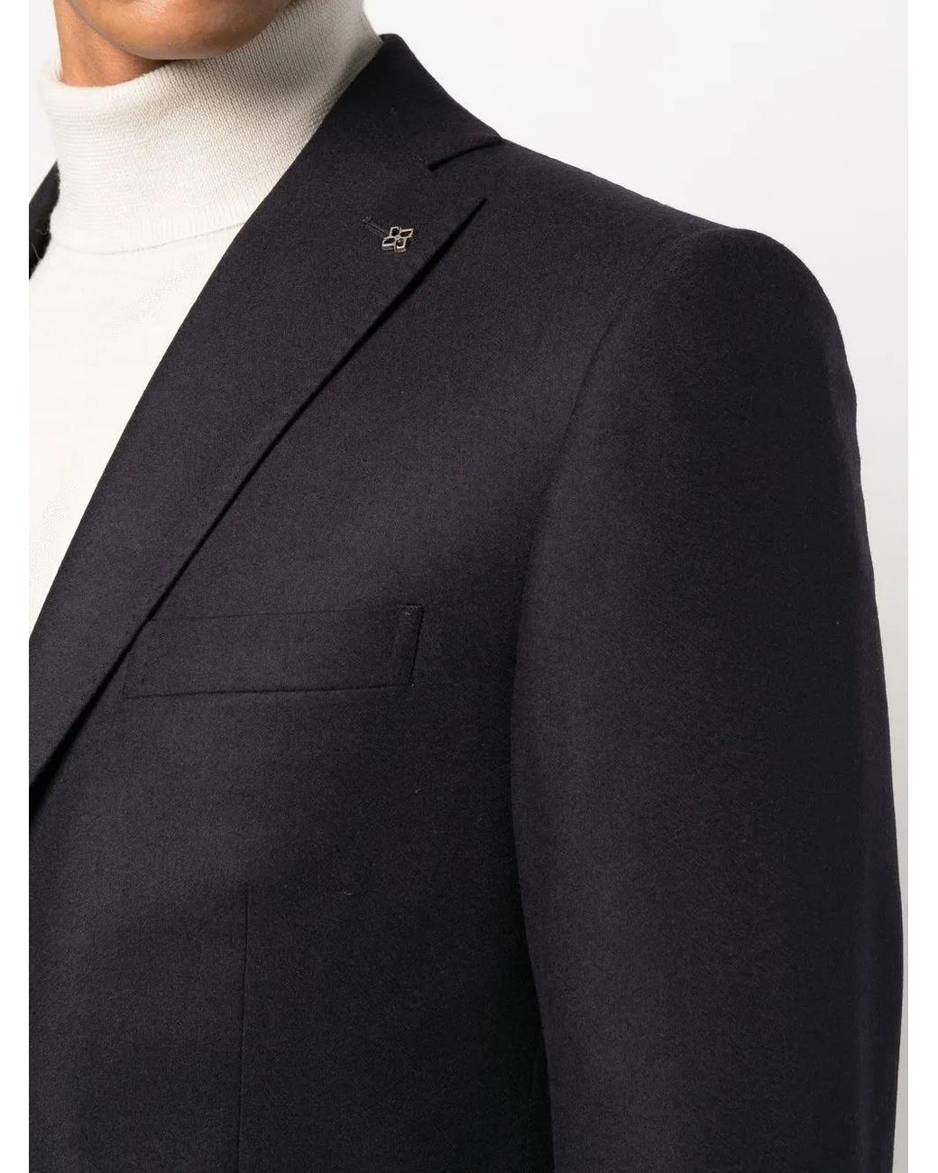 Tagliatore Blue Single-Breasted Two-Piece Suit for men