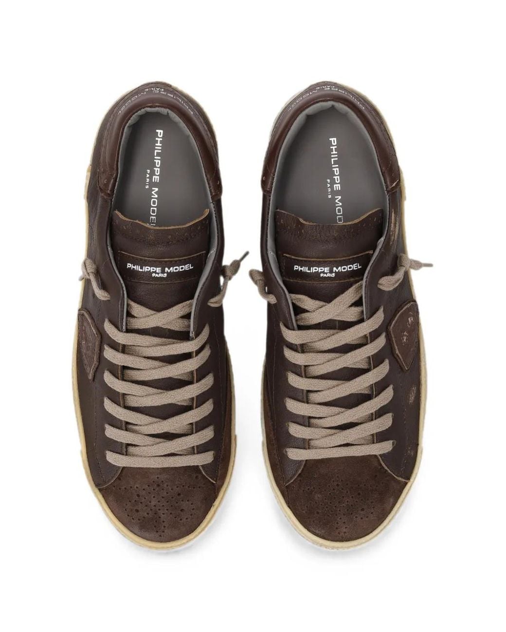 Philippe Model Brown Sneakers for men