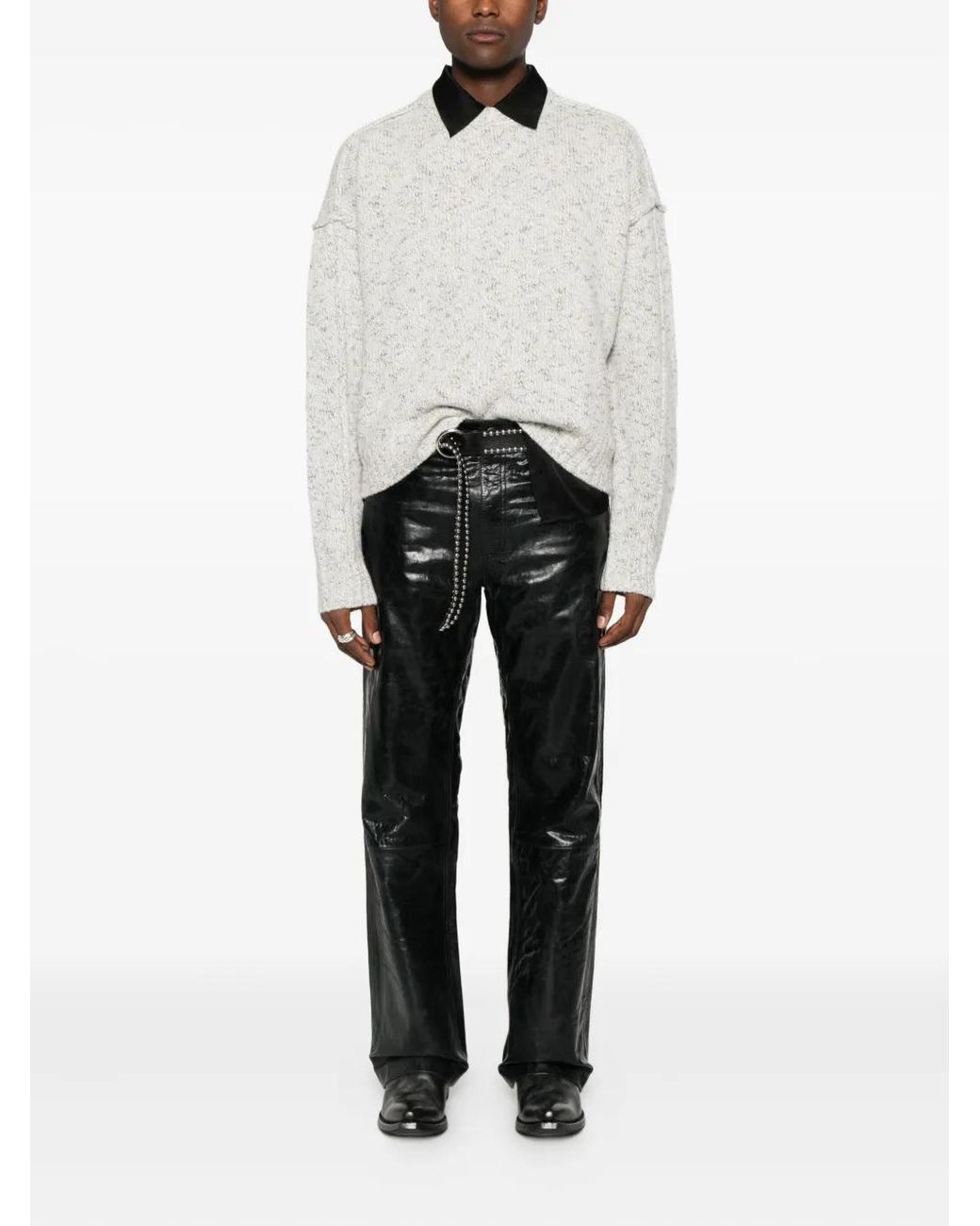 Won Hundred White Bently Jumper for men