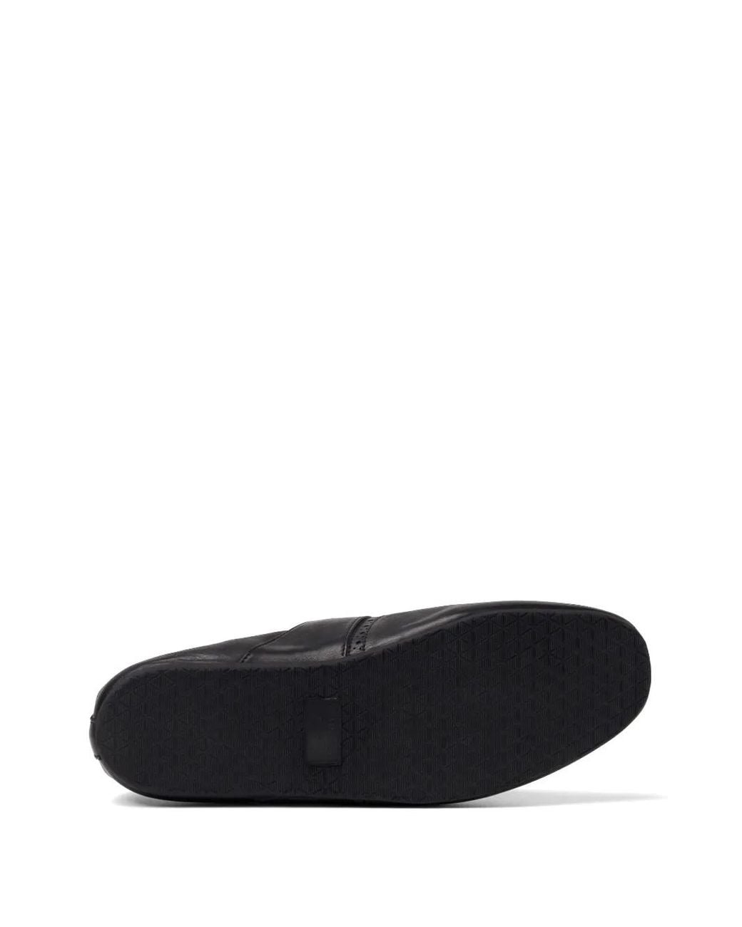 Scarosso Black Julian Fringed Monk Shoes for men