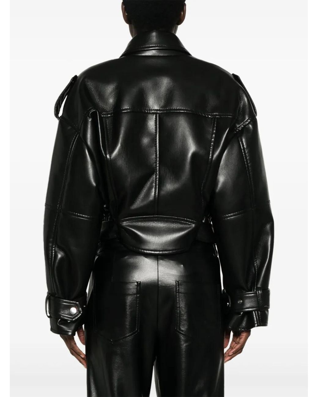 ANDAMANE Black Nova Cropped Jacket