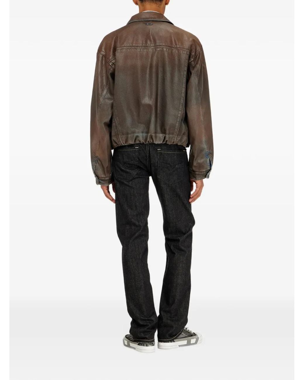 DIESEL Black Regular-Jeans Low-Waist 1985 Larkee for men