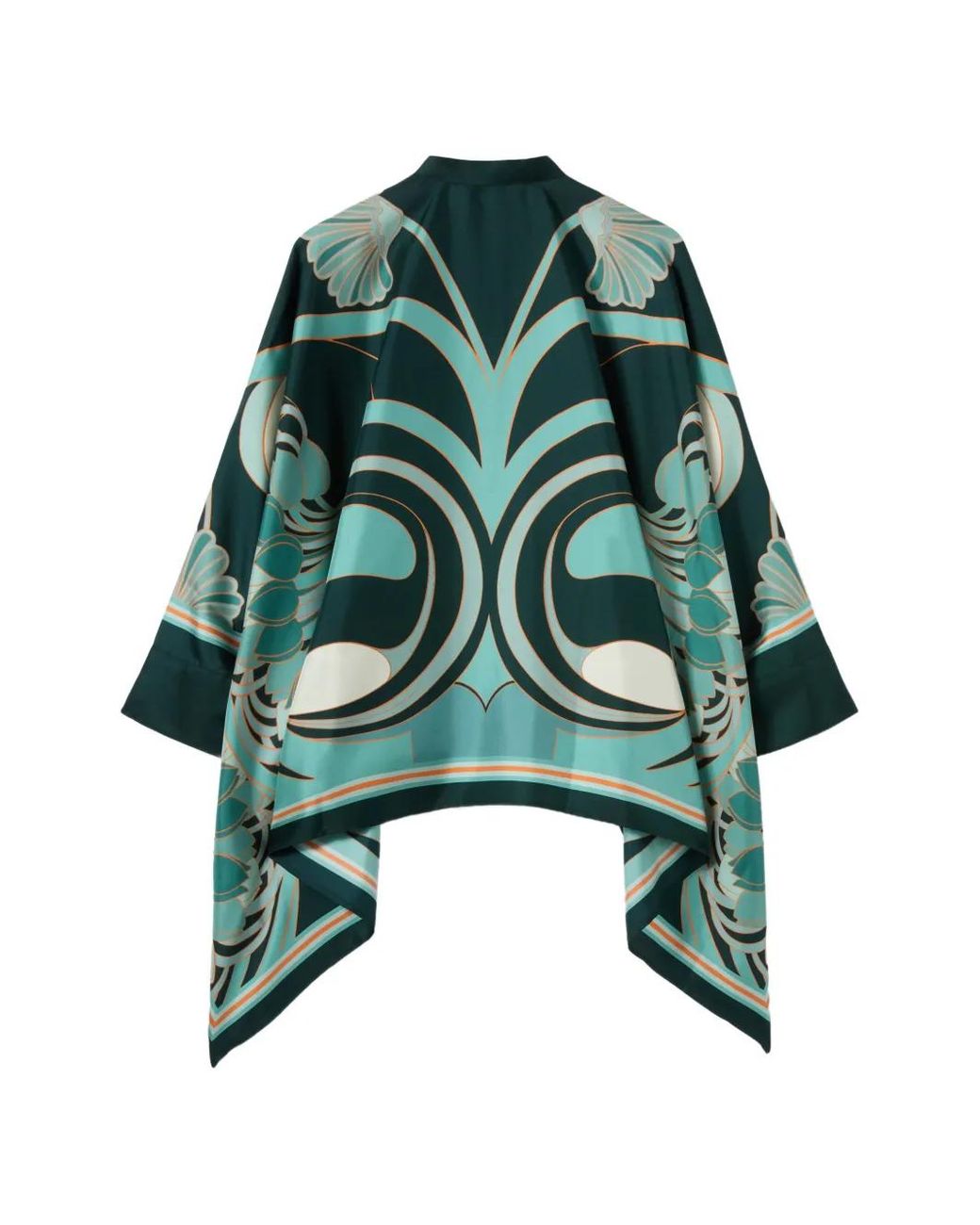 LaDoubleJ Green Floral-Print Shirt