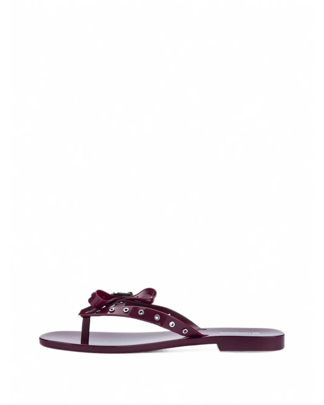 Melissa Purple Harmonic Squared Flip-Flops Mit Ösen