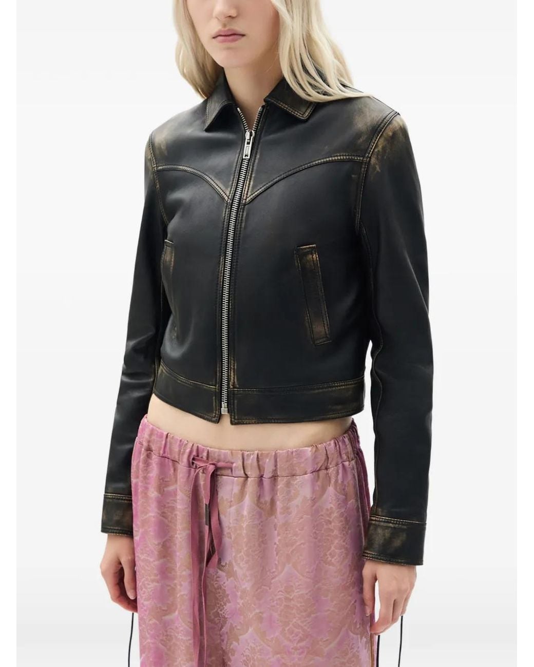 Ann Demeulemeester Black Guda Laced Jacket