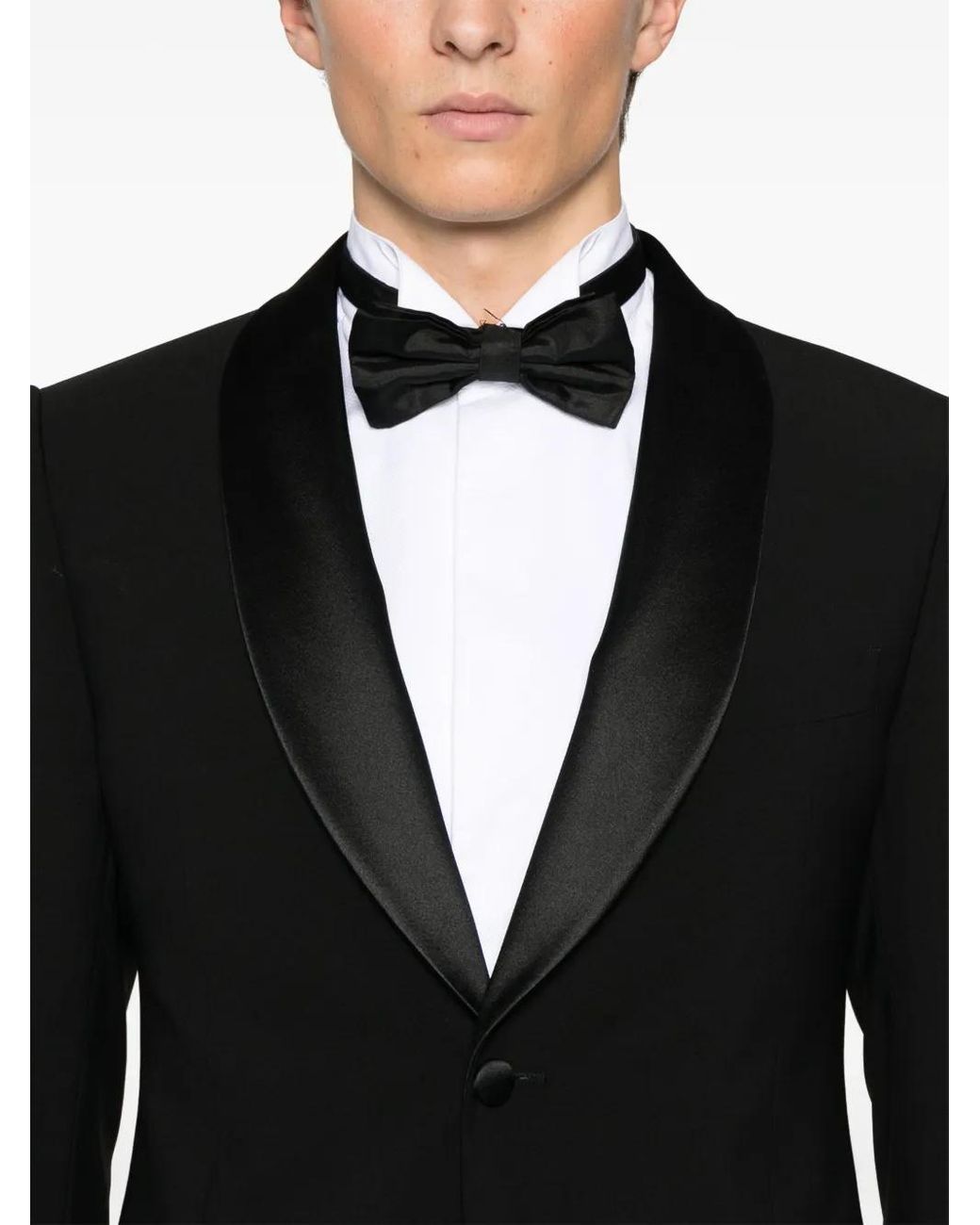 Emporio Armani Black Single-Breasted Suit for men