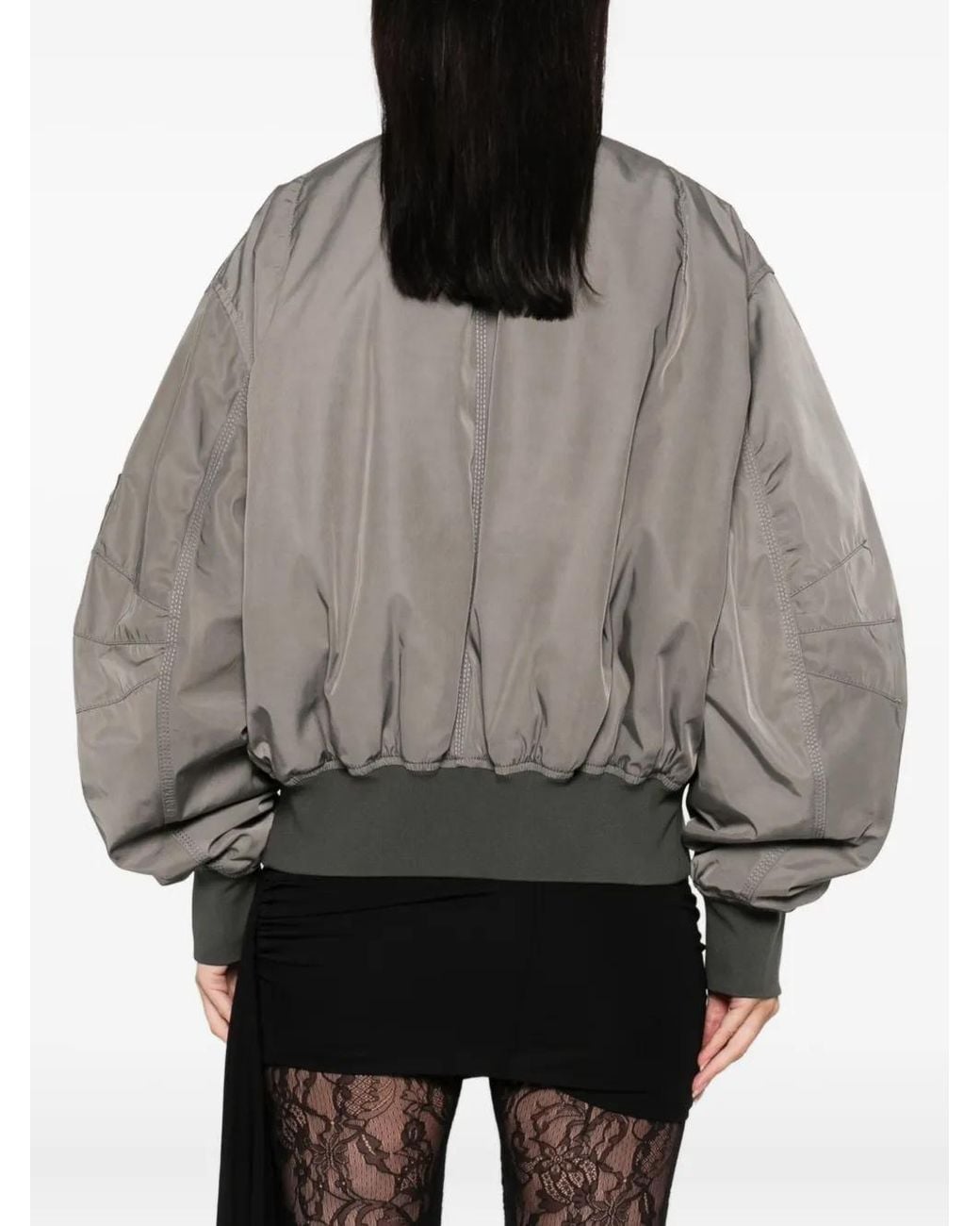 The Attico Gray Bomber 'Anja'