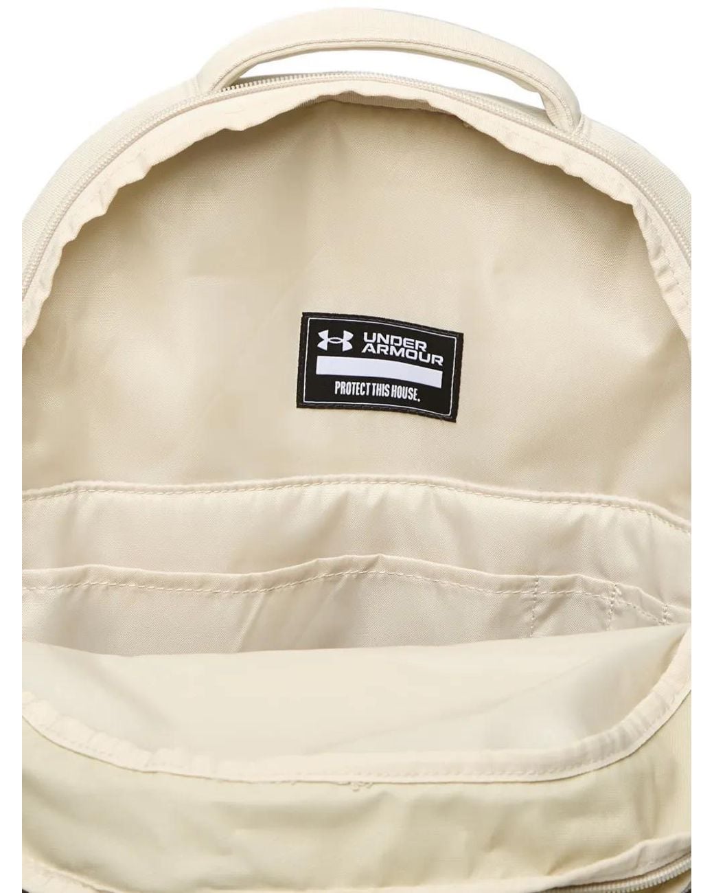 Under Armour White Hustle 6.0 Backpack