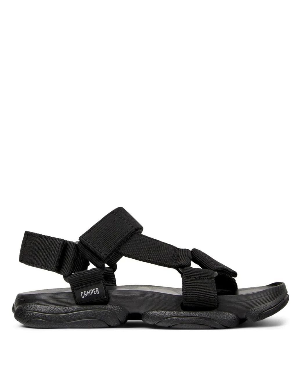 Camper Black Karst Sandals
