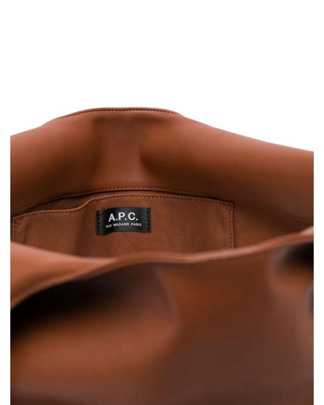 A.P.C. Brown Ninon Braune Mittelgroße Tragetasche