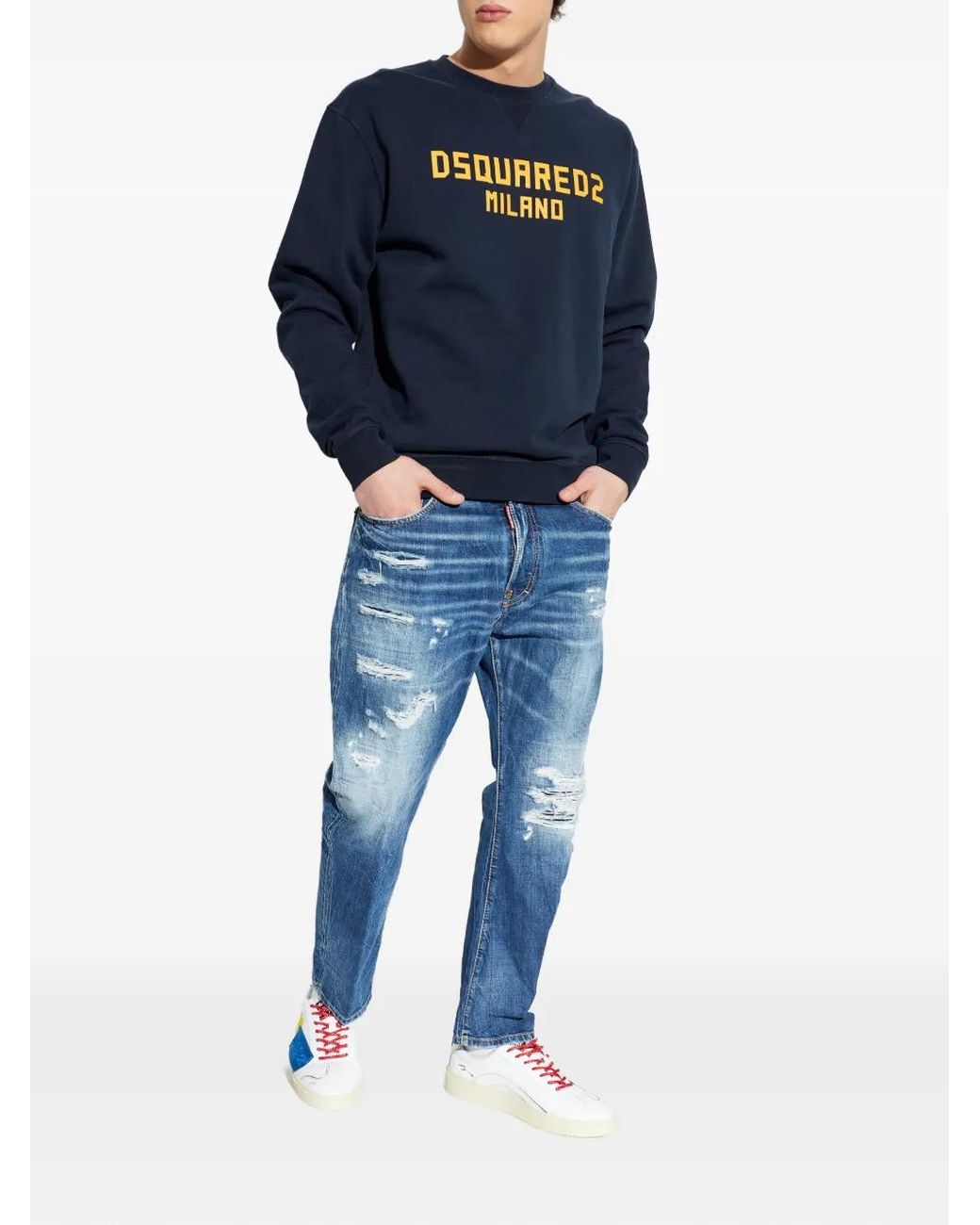 DSquared² Blue Sweatshirts for men