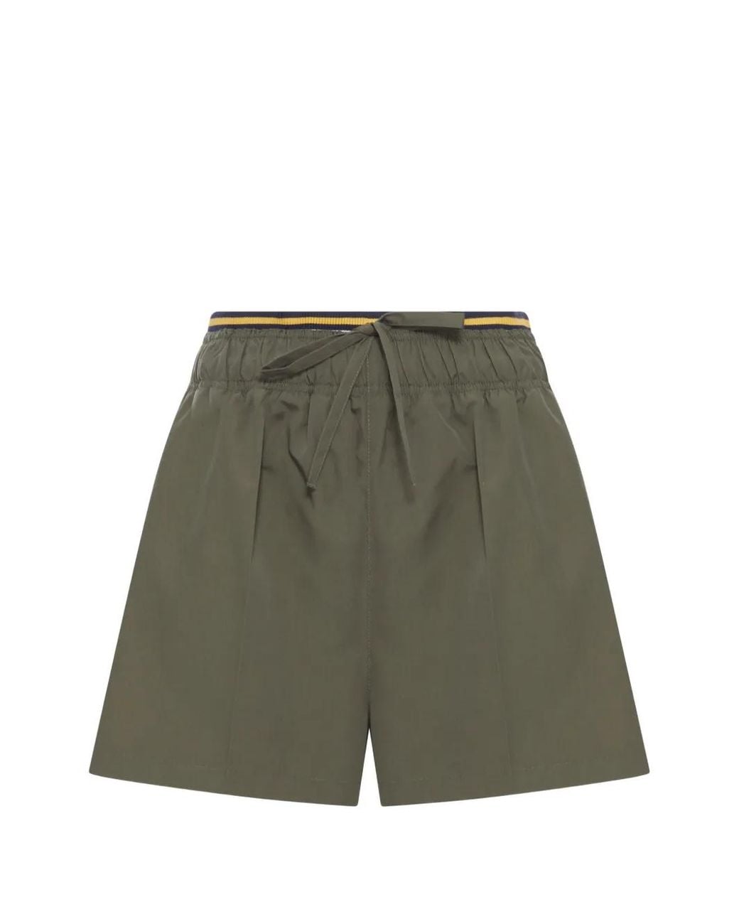 Prada Green Poplin Shorts