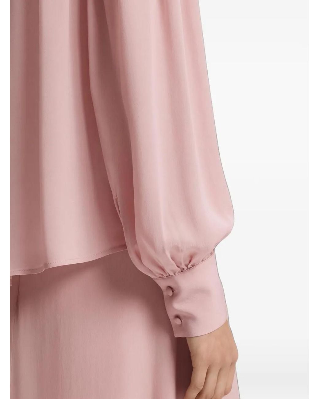 Boss Pink Relaxed-Fit Blouse