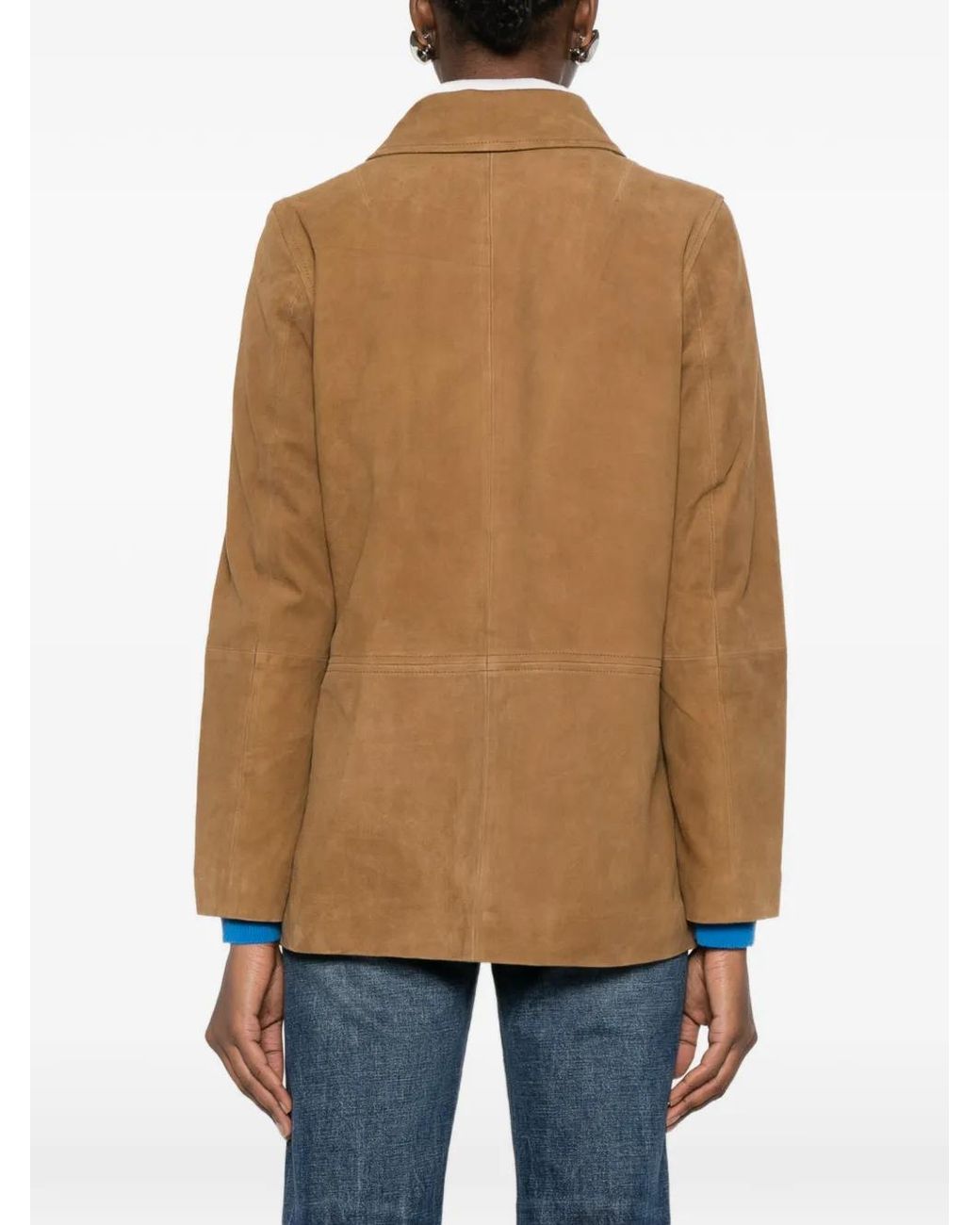 Ba&sh Natural Button Pocket Jacket