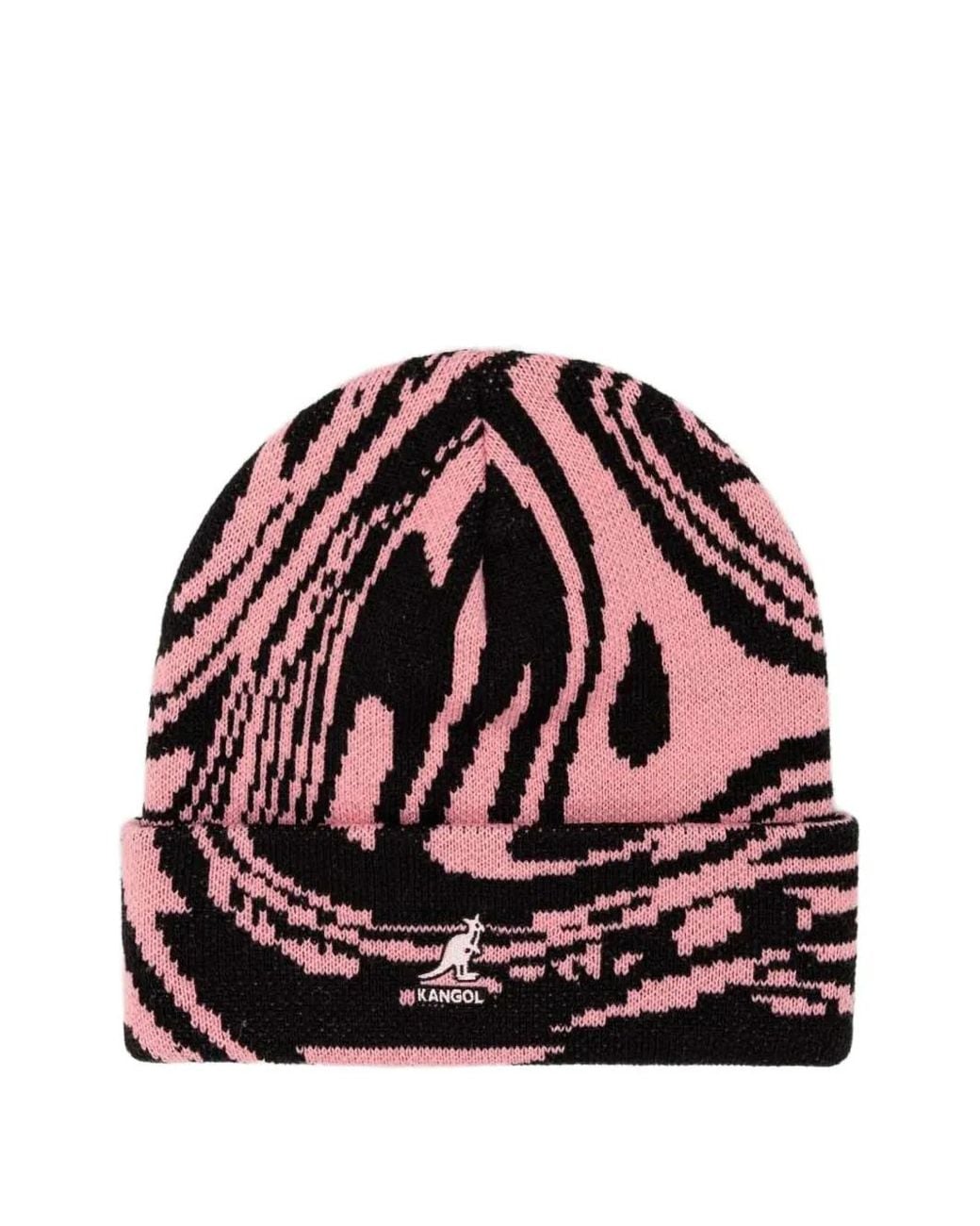 Kangol Red Beanie Mit Print