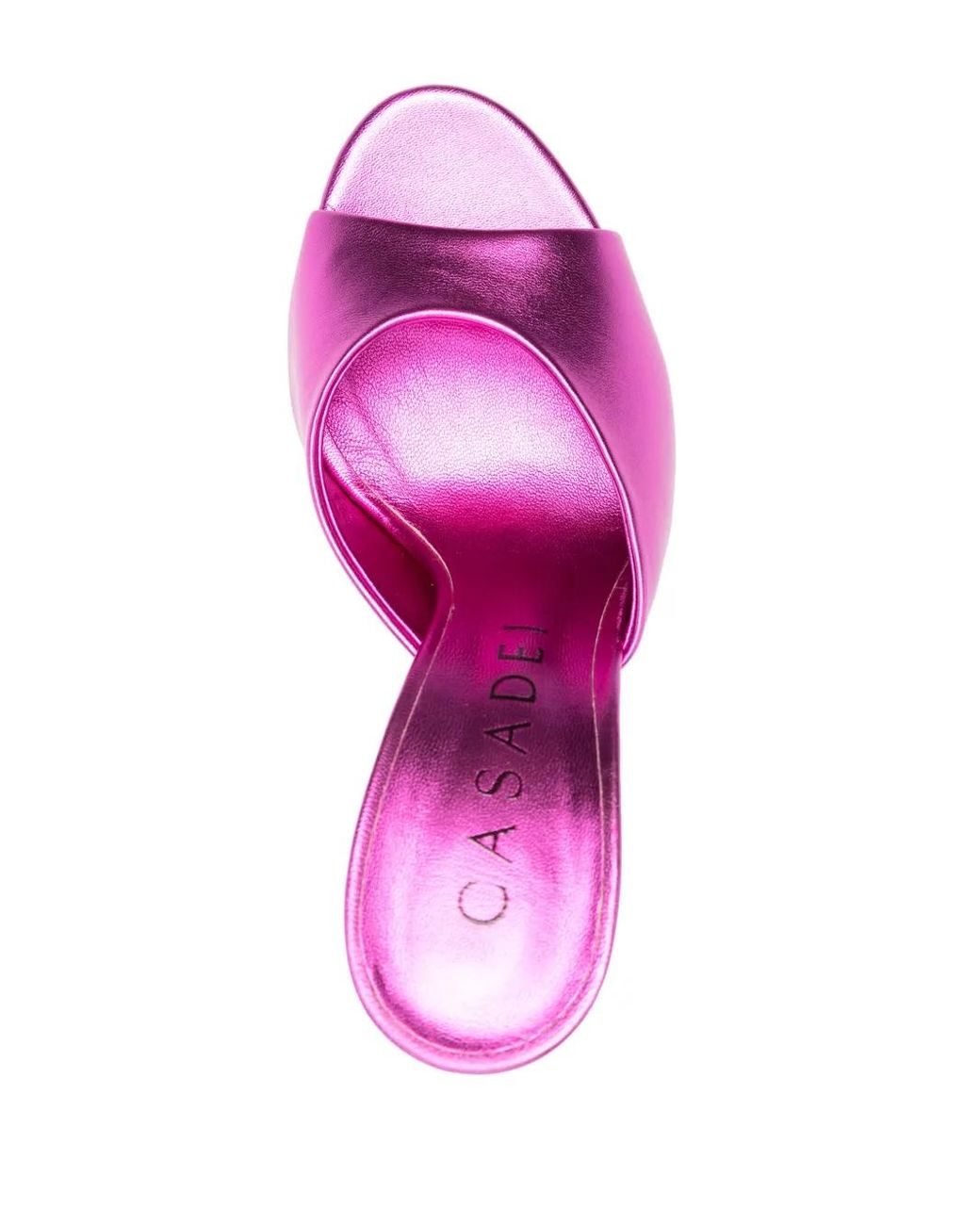 Casadei Pink Blade Flash Heeled Sandals