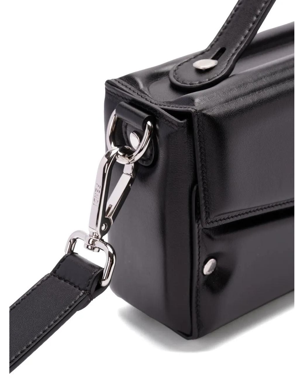 Fendi Black Baguette Soft Bag for men