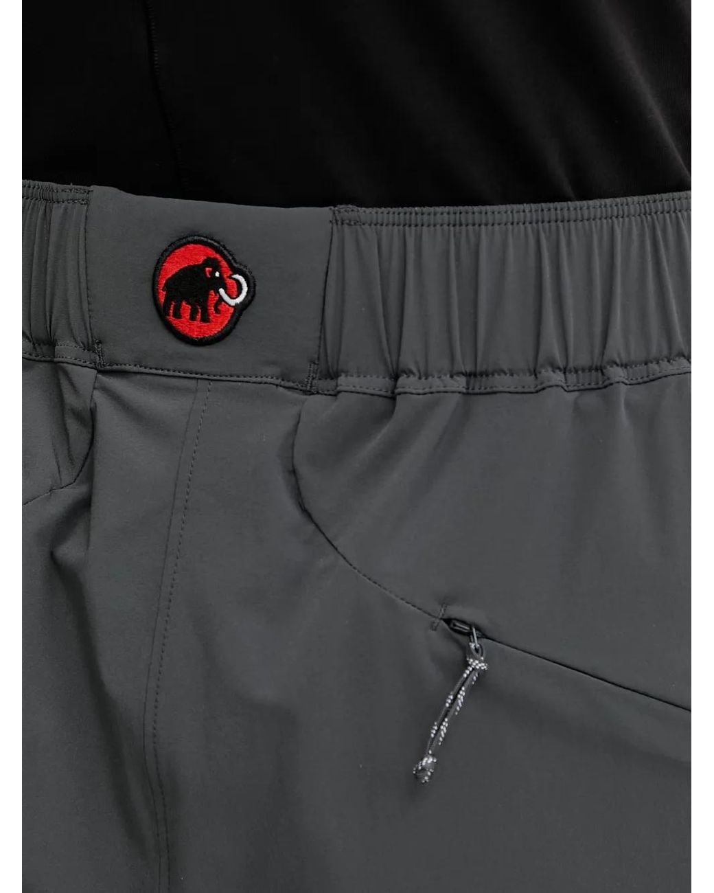 Mammut Black Short X Hiking Patrol À Patch Logo Et Poches Zippées