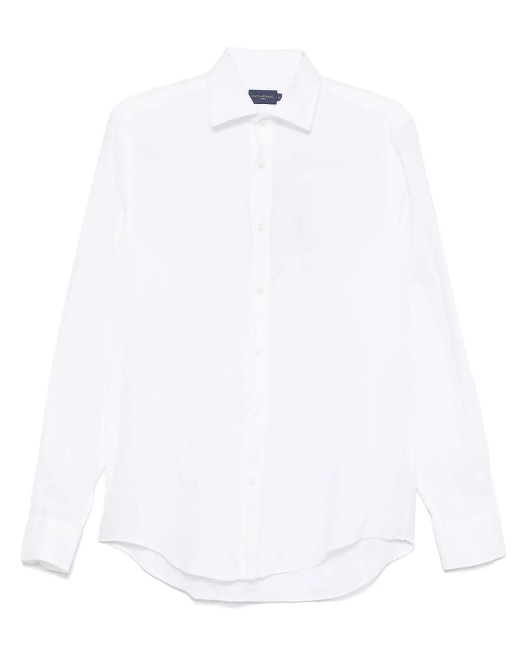 Paul & Shark White Linen Shirt for men