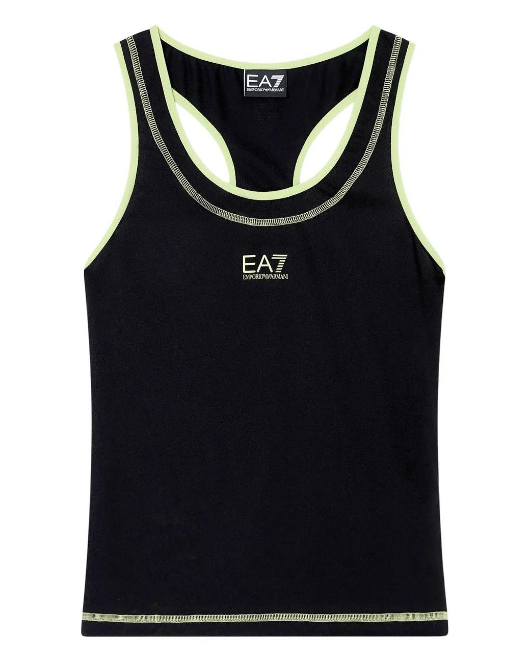 EA7 Tanktop Met Racerback in het Black