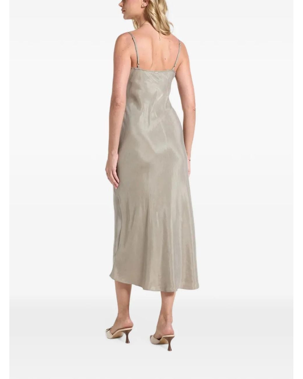 Guess Gray Akilina Dress-Greens