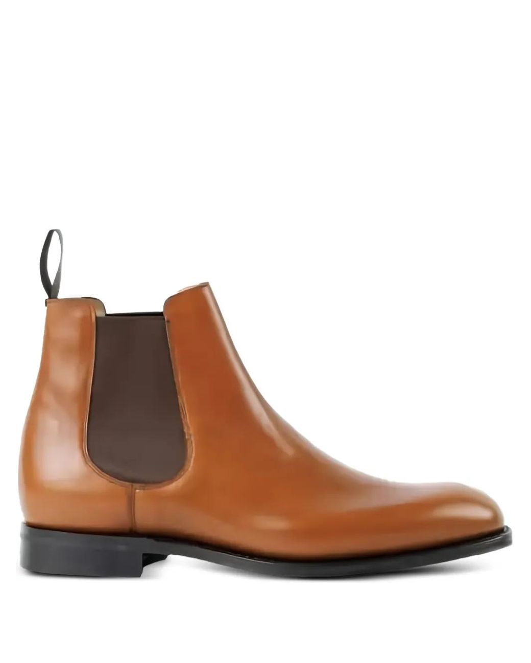 Church's Brown Pointed-Toe Chelsea Boots for men