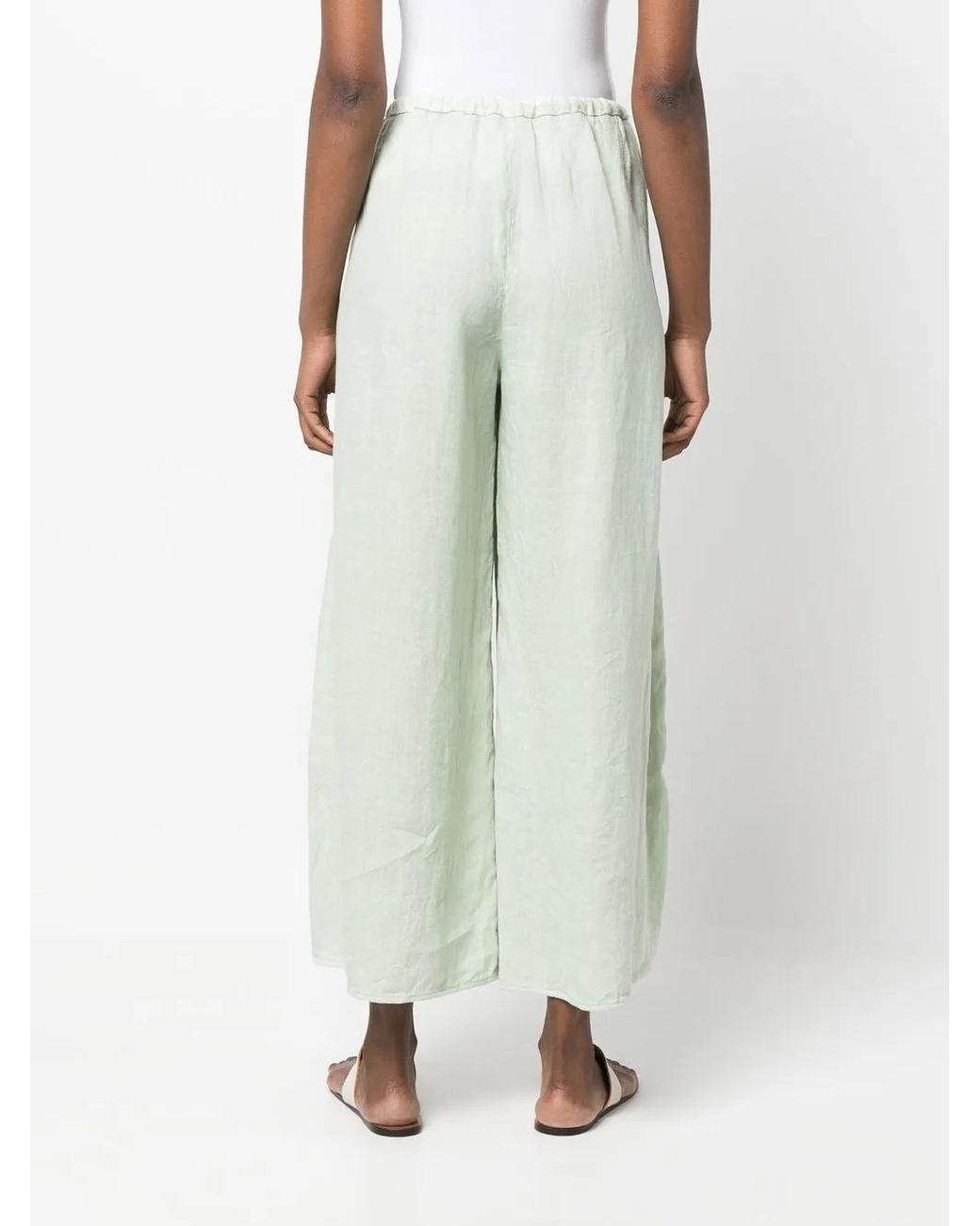 Fabiana Filippi Blue Drawstring Straight Trousers