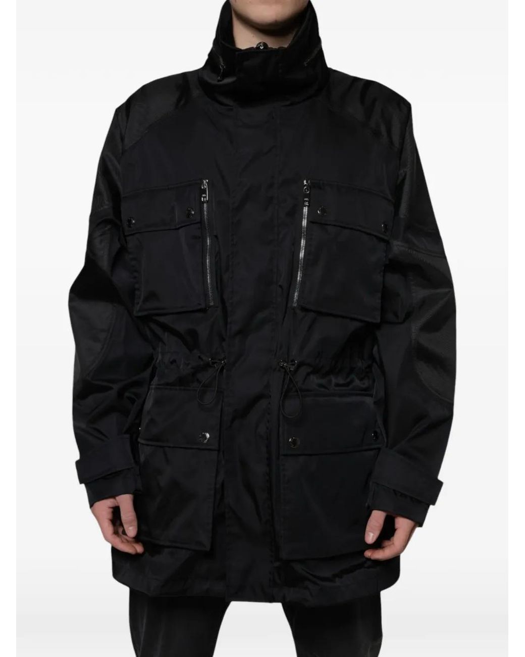 Parka Con Múltiples Bolsillos Dolce & Gabbana de hombre de color Black