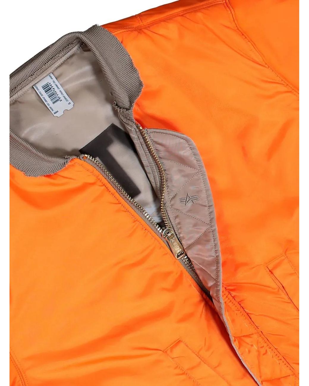 PROTOTYPES Brown Sprayed Bomber Jacket