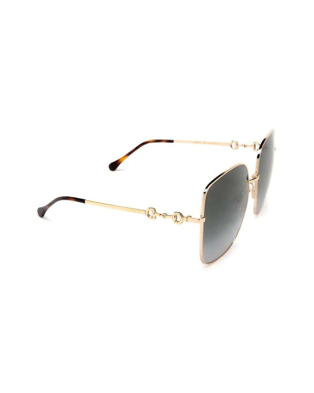 Gucci Gray Horsebit Sunglasses