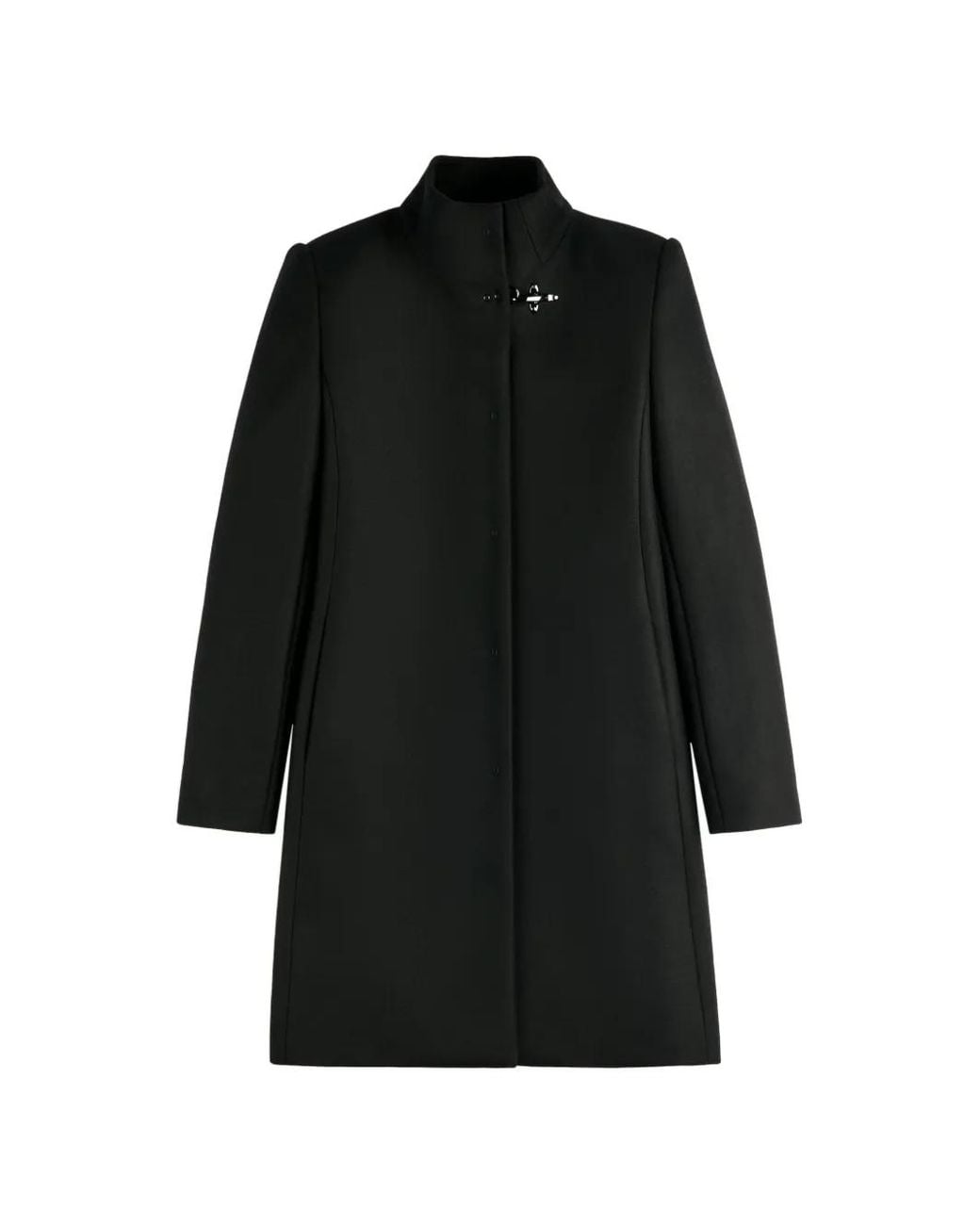 Fay Black Virginia Wool Coat