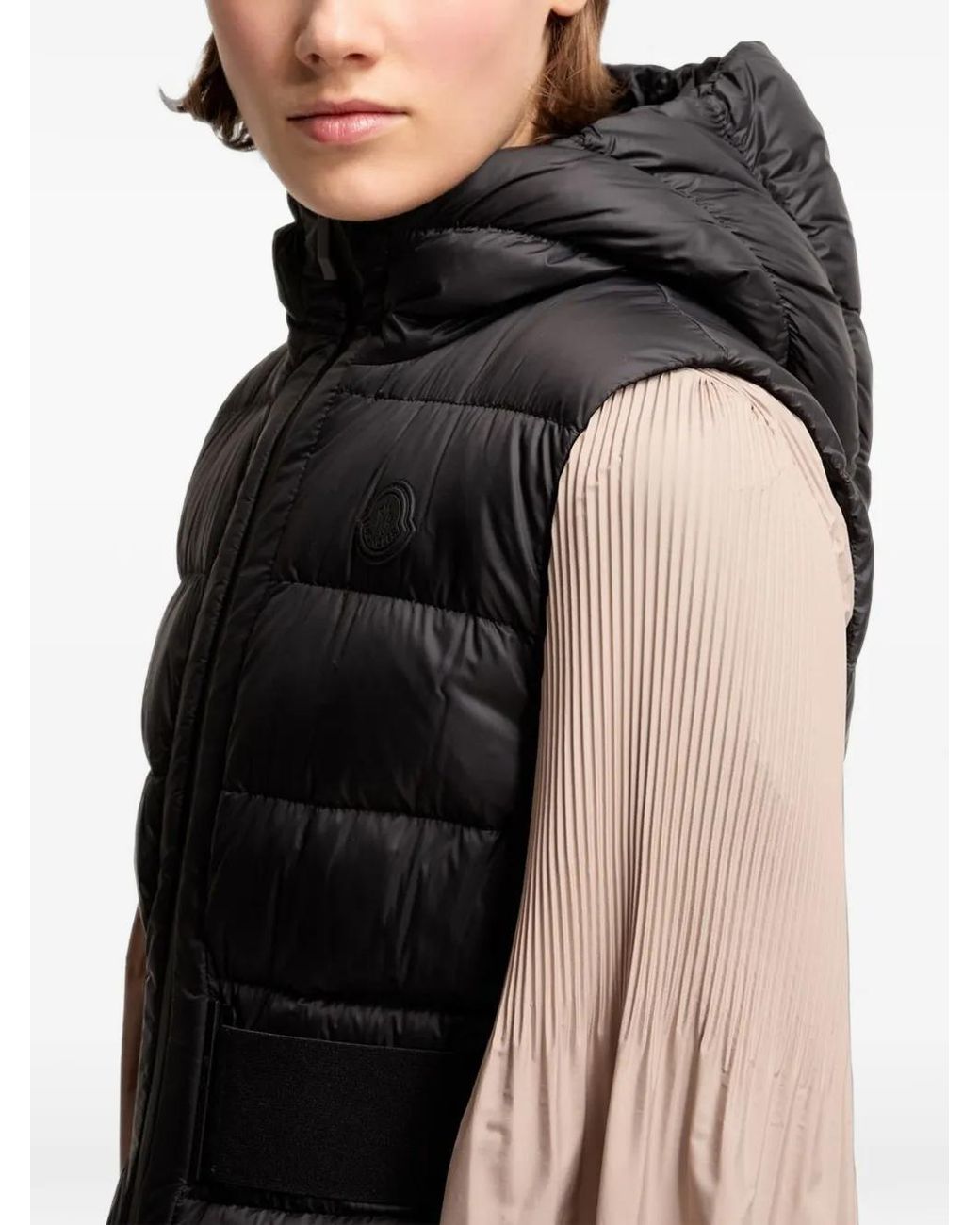 Moncler Black Waistcoats