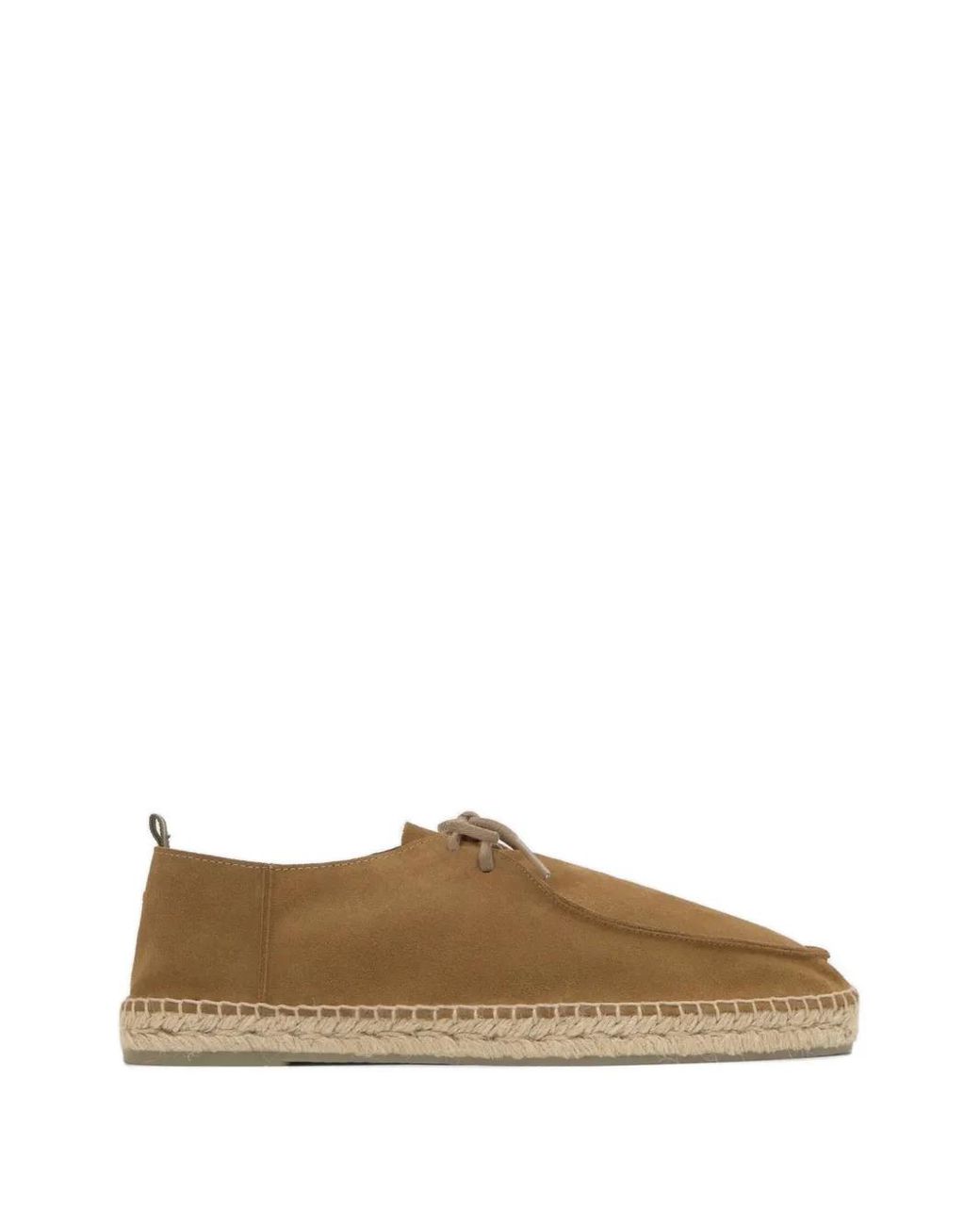 Castaner Natural Ned Lace-Up Suede Espadrilles for men