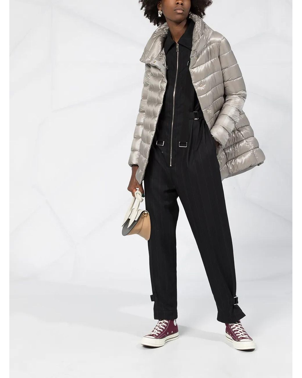 Herno Gray Winter Jackets