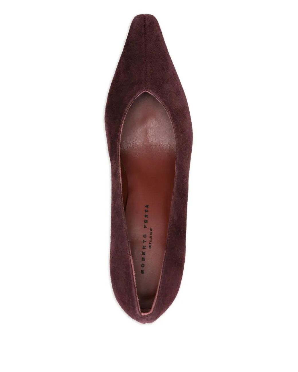 Roberto Festa Brown 70Mm Pointed-Toe Suede Pumps