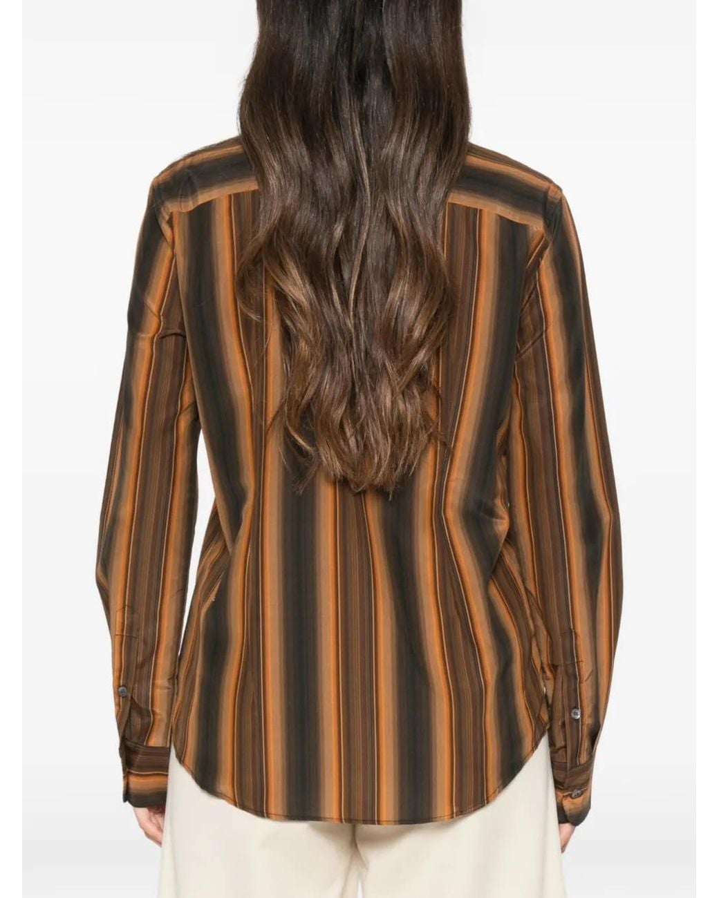 Marni Gestreept Blouse in het Brown